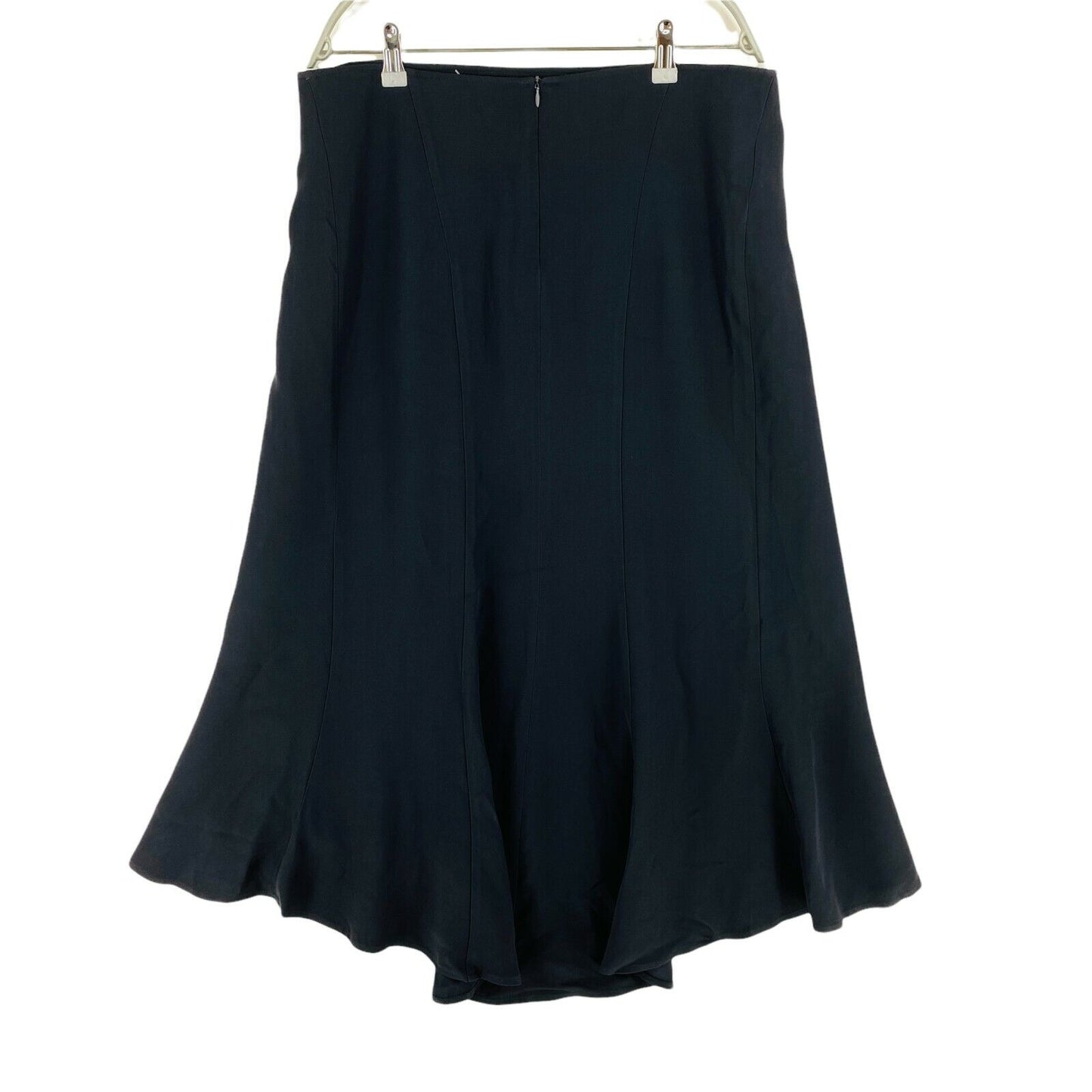 PERSONA Navy Blue Flared Skirt Size EU 44 UK 16 US 14