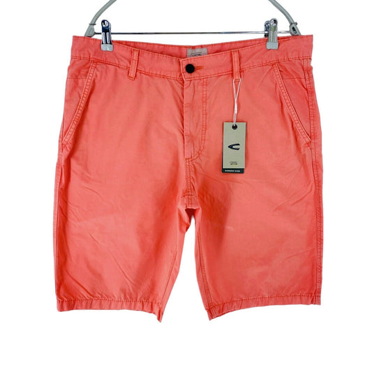 CAMEL ACTIVE Mens Pink Regular Fit Chino Shorts Size W35