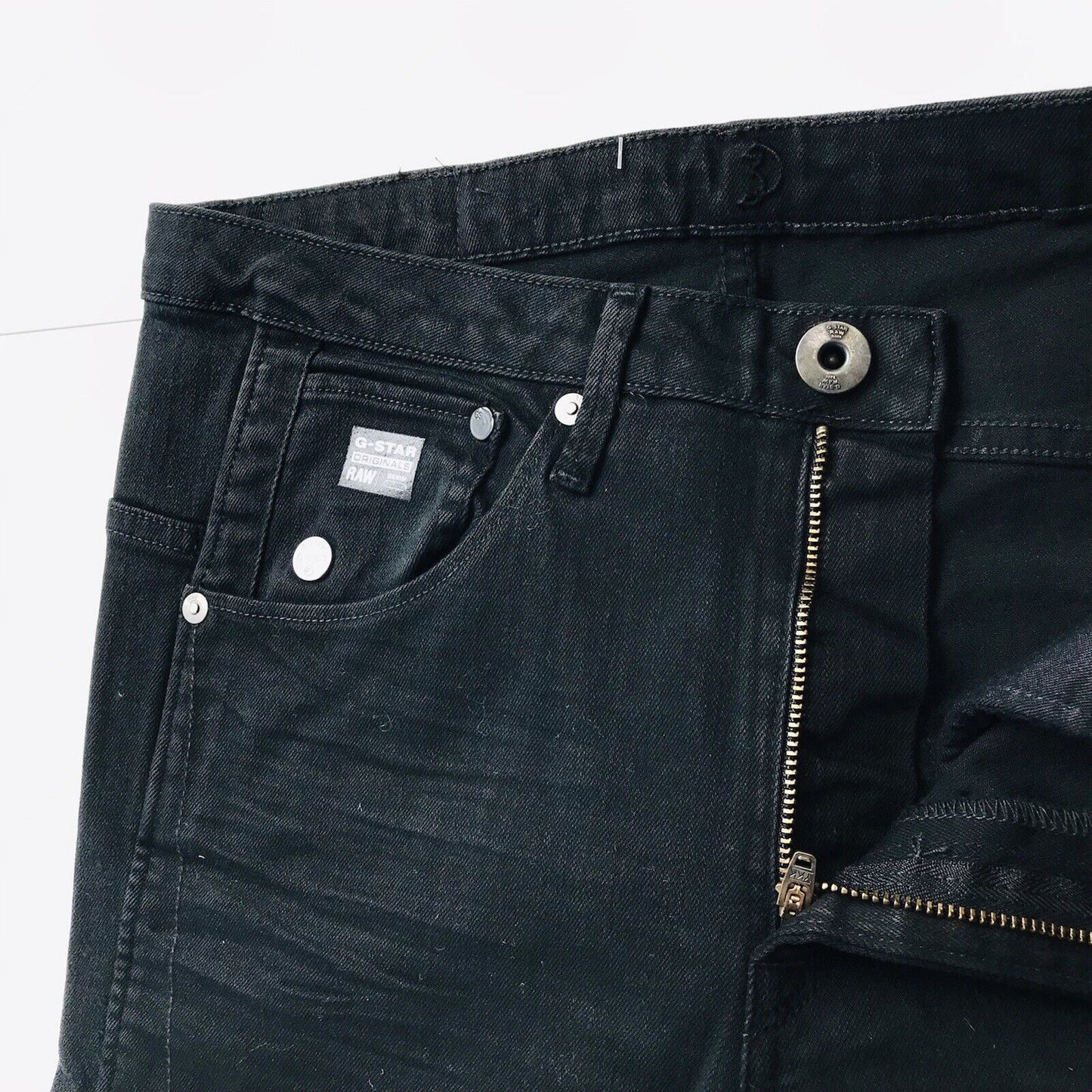 G-STAR RAW ARC 3D Damen Jeans mit Tapered Fit, Schwarz, Größe W26 L32