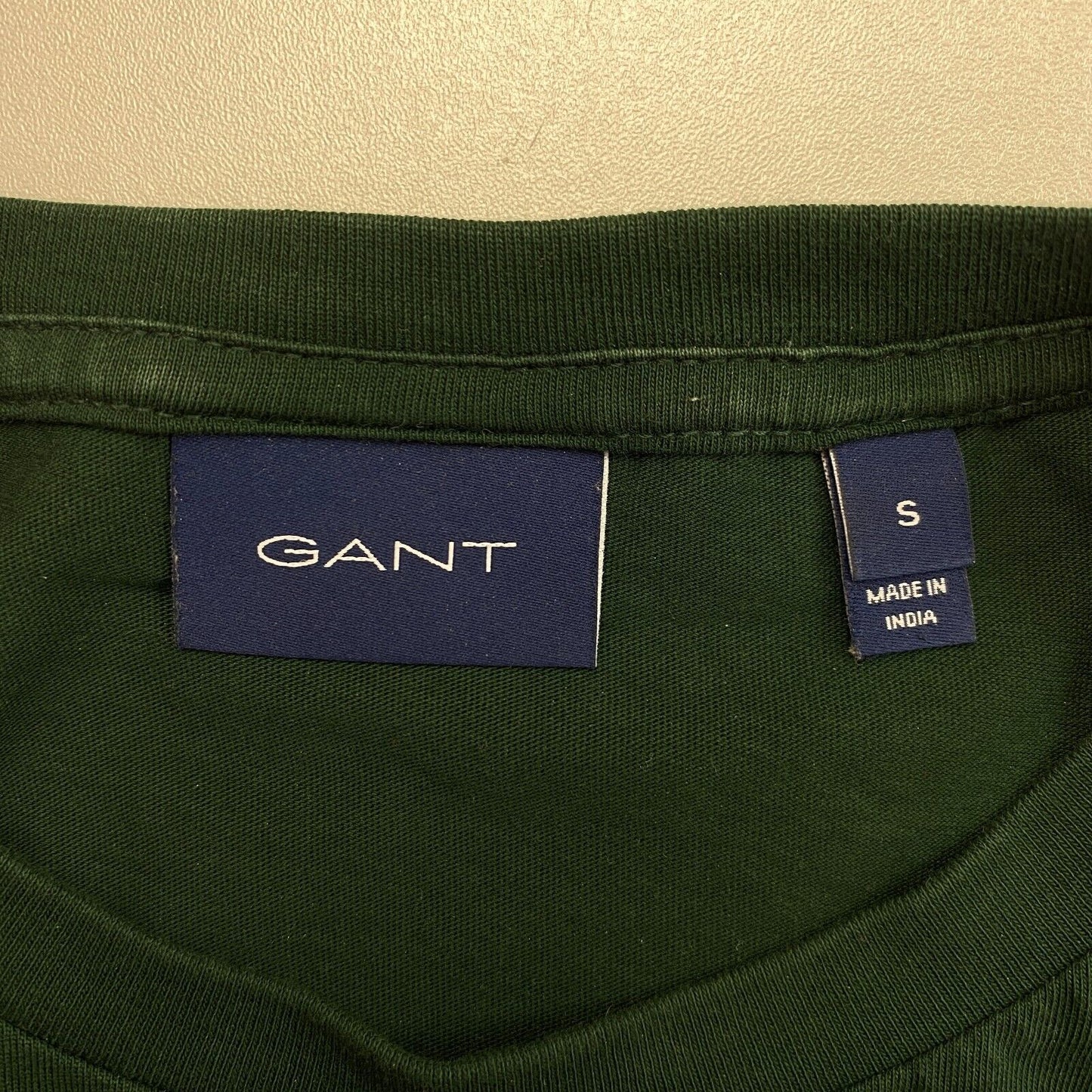 GANT T-shirt à col rond Original vert taille S