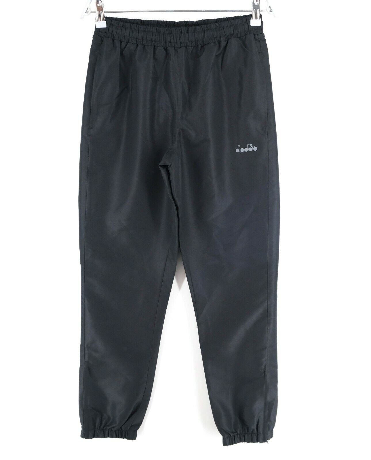 DIADORA Retro Black Track Suit Pants Trousers Size M