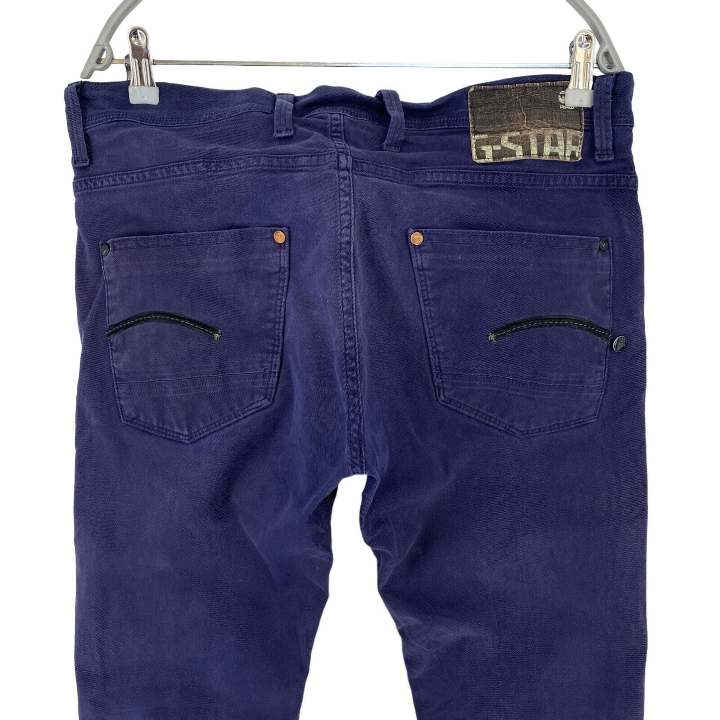 G-STAR DEFEND Dark Purple Super Slim Fit Jeans W33 L34