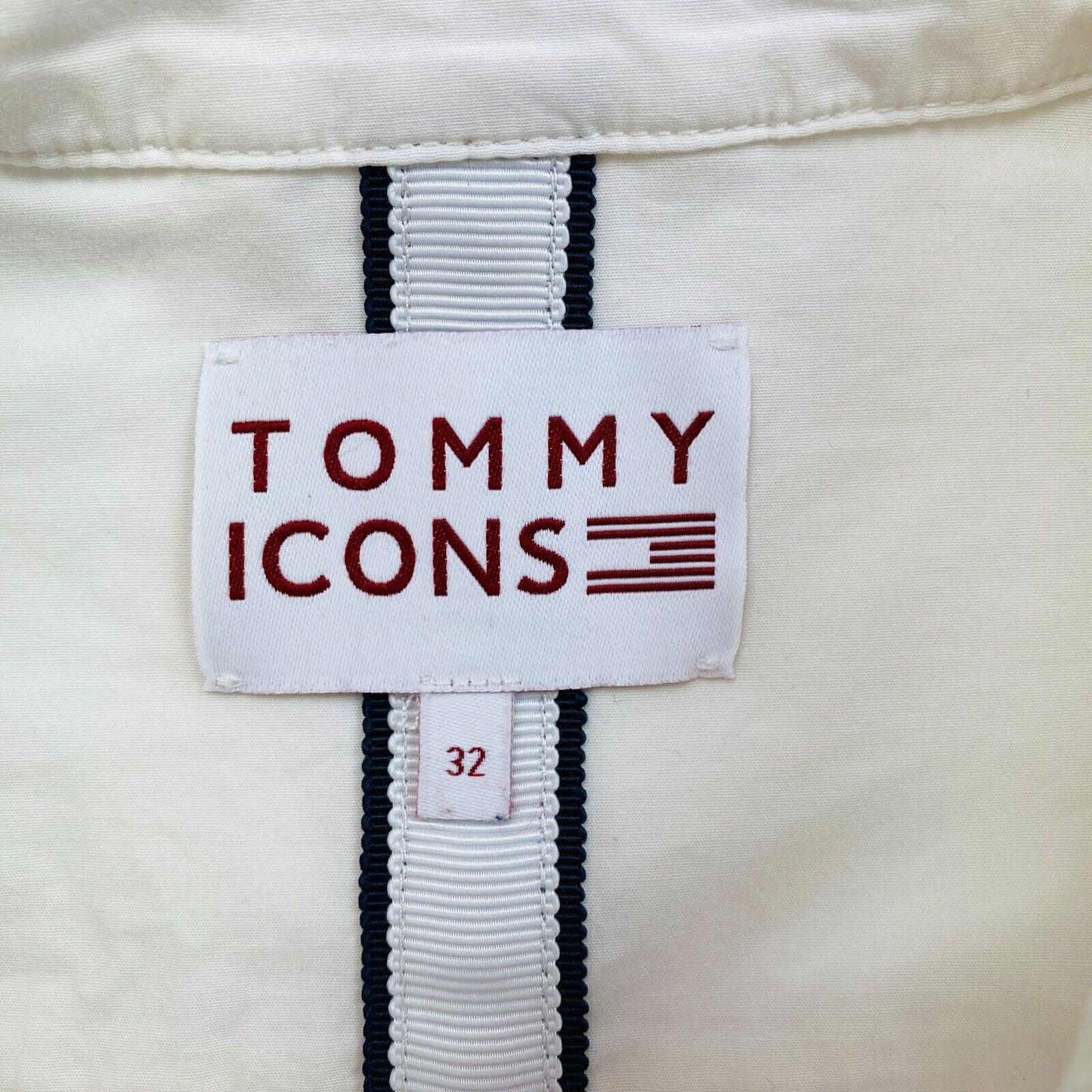 Tommy Hilfiger Icons Chemise d'archives en coton blanc Taille EU 32 UK 4 US 0