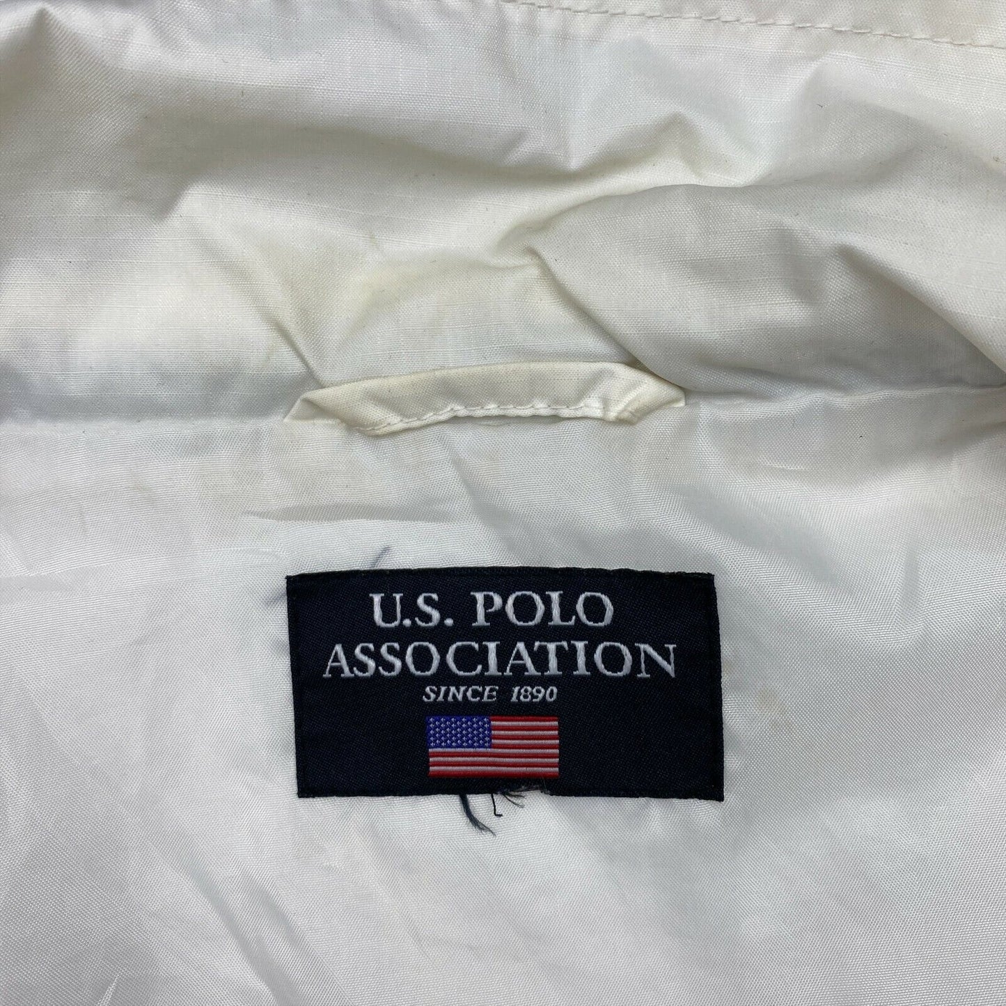 US POLO ASSOCIATION Weiße Jacke Größe L