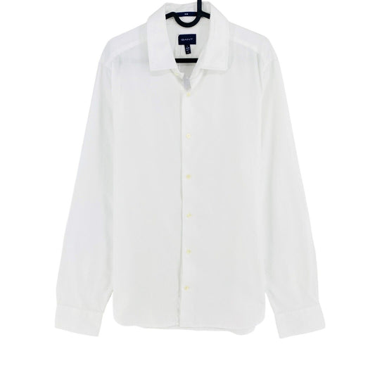 GANT White Slim Fit Shirt Size L 41/42 16.5