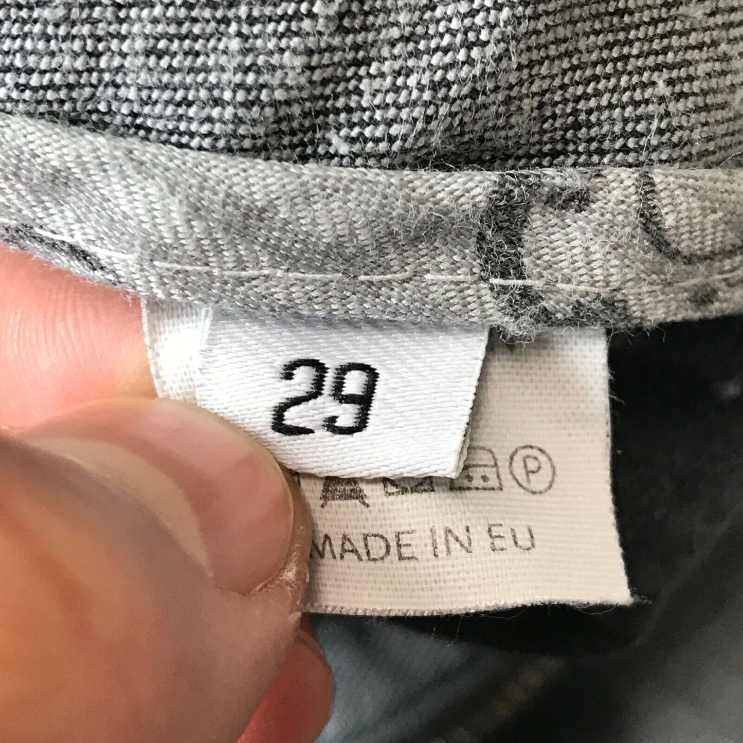 LAK Damen Jeans im Skinny Fit, Grau, Größe W29