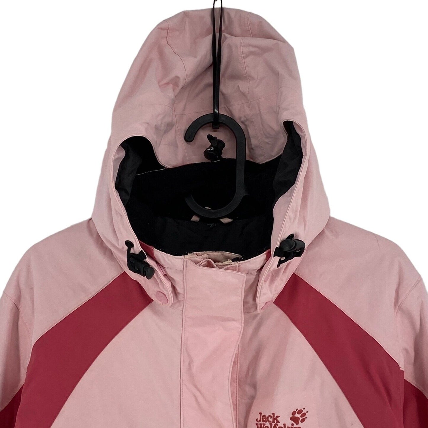 Jack Wolfskin Microguard Texapore Pink Hooded Jacket Coat Size S