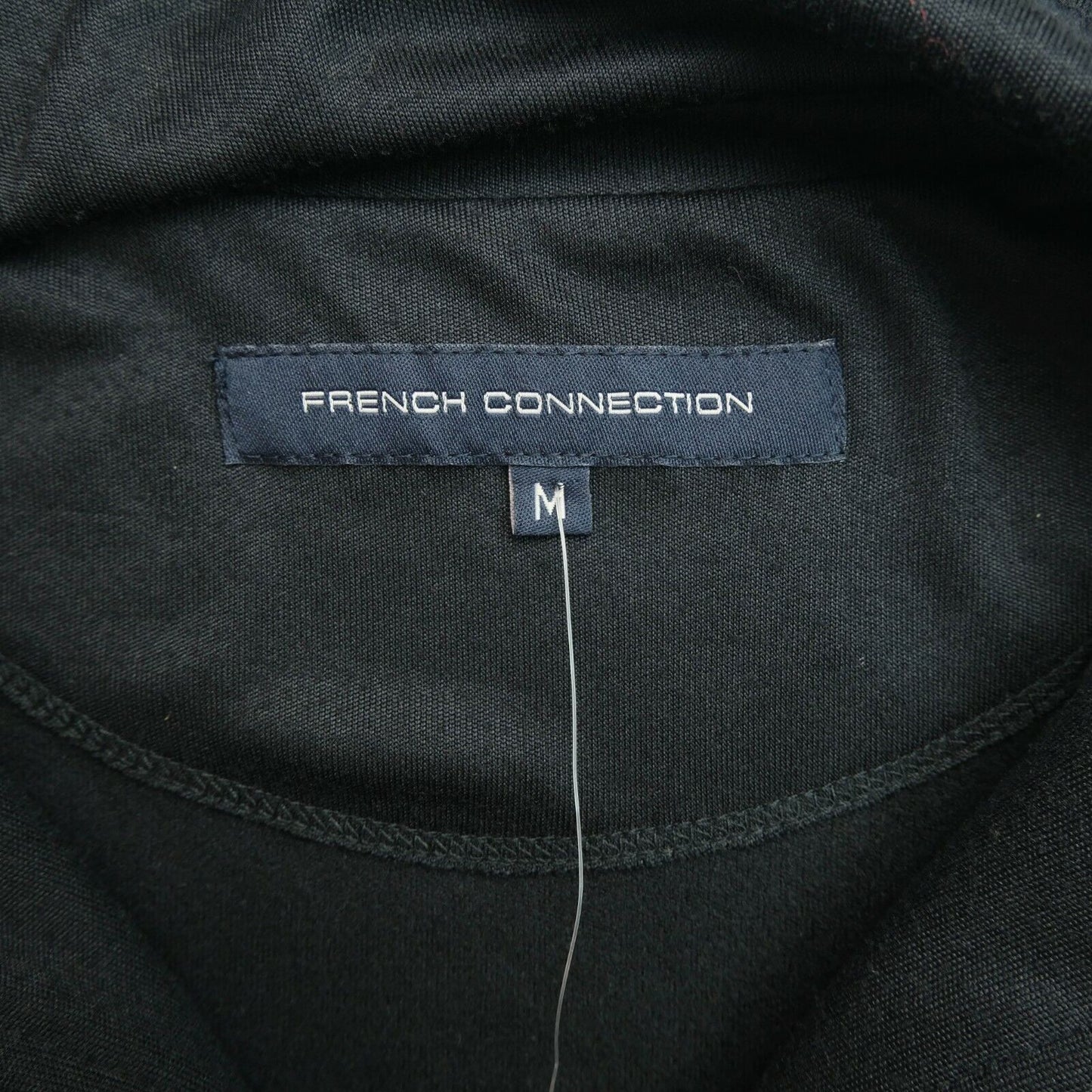 FRENCH CONNECTION Black Full Zip Jumper Sweater Size M