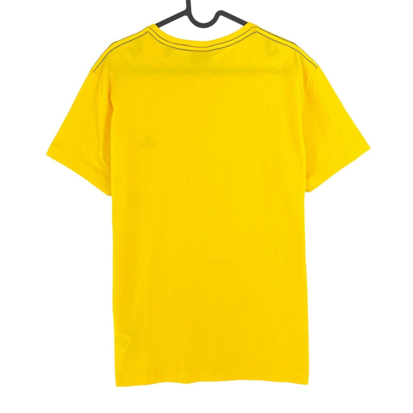 GANT Yellow Contrast Collar Crew Neck T Shirt Size L