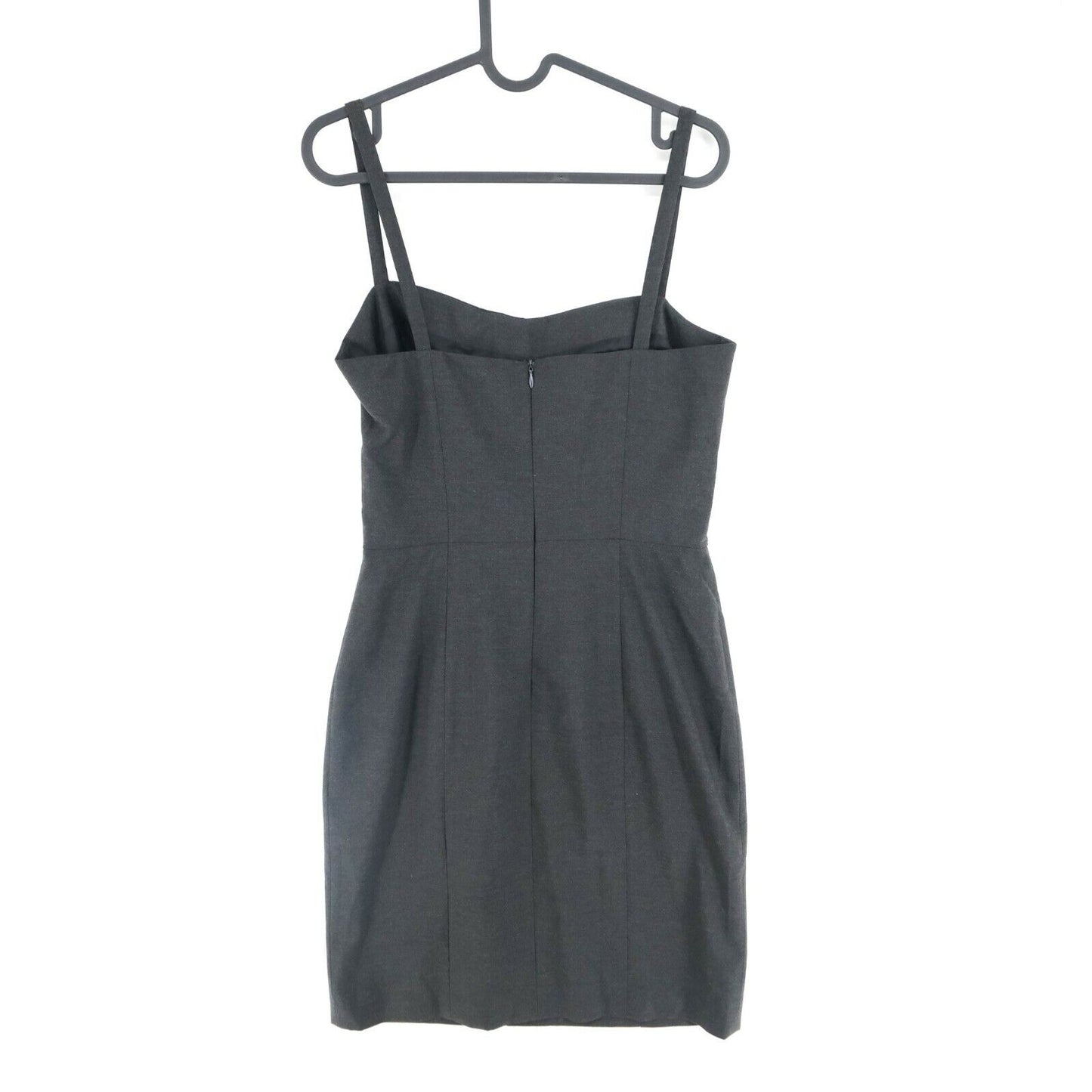 COMPAGNIA ITALIANA Dark Grey Sleeveless Pencil Dress Size EU 38 UK 10 US 8