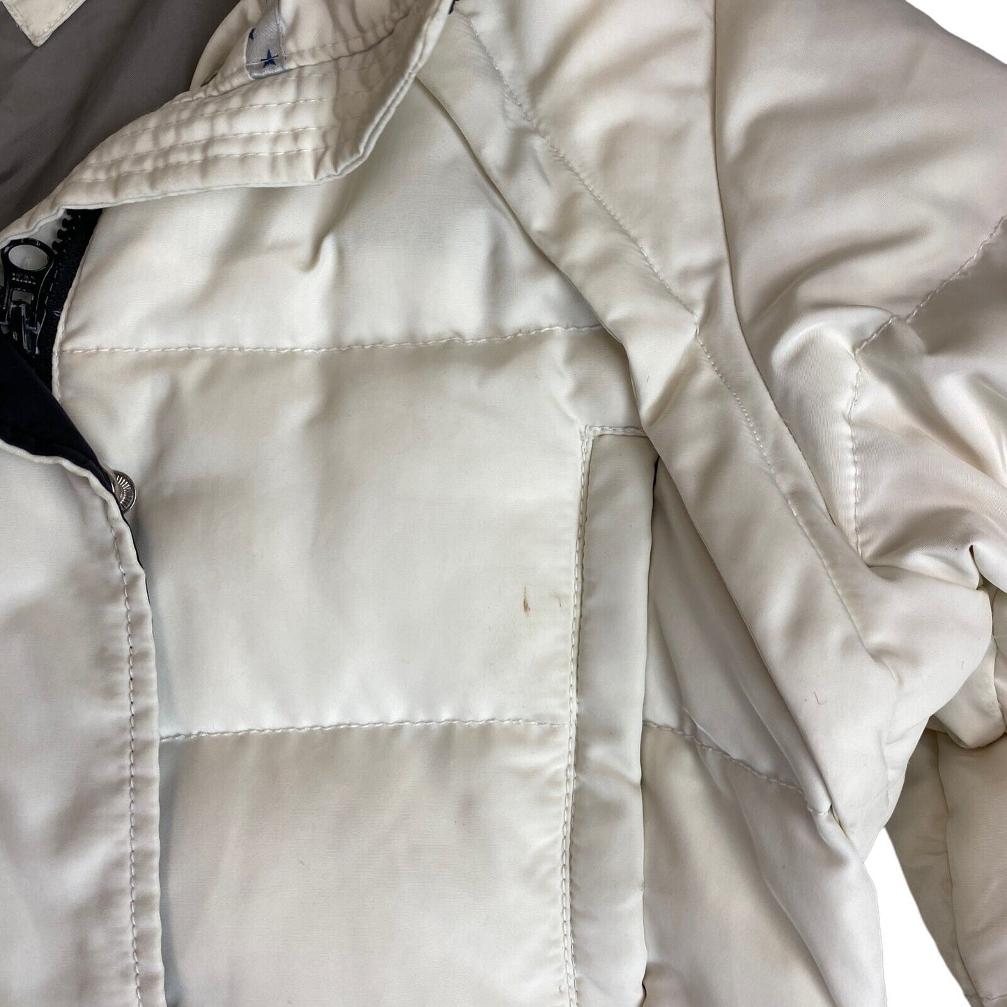 Tommy Hilfiger White Hooded Down Puffer Jacket Coat Size 16 Years