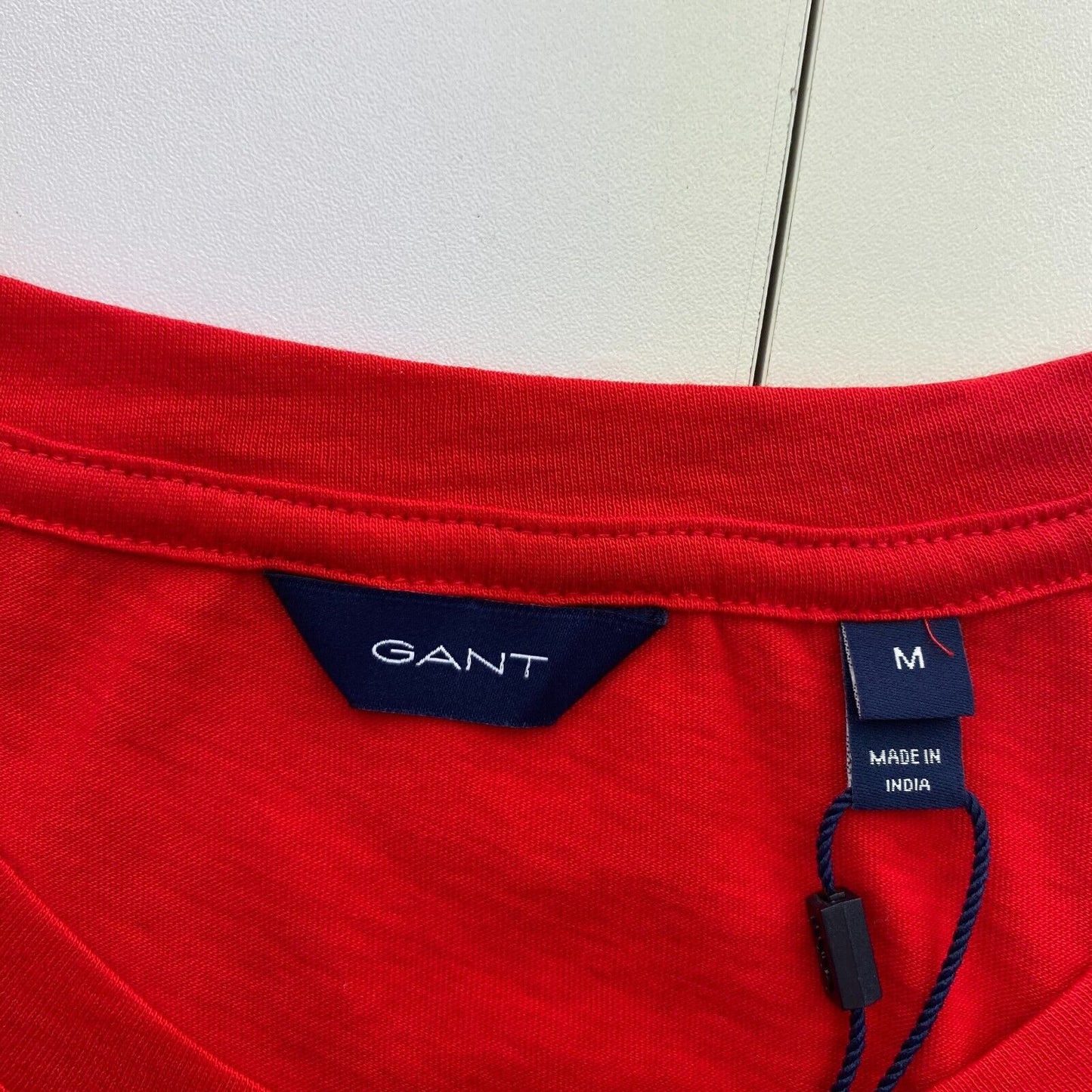 GANT Women Red The Original Crew Neck Short Sleeve T Shirt Size M