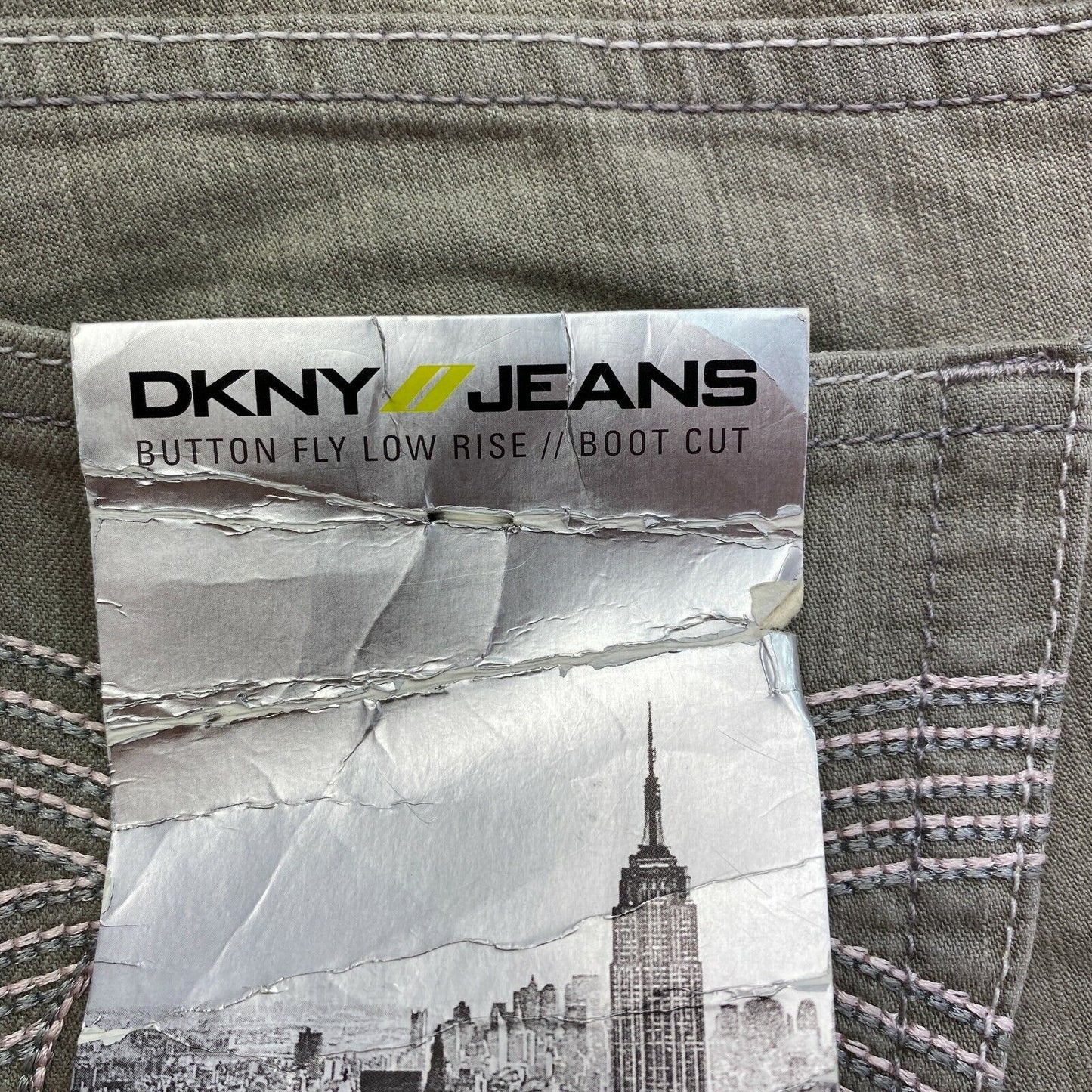 DKNY Greyish Brown Bermuda Shorts Size W27 W28