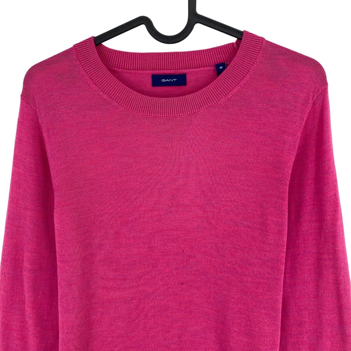 GANT Pink 100% Wool Crew Neck Sweater Pullover Size M