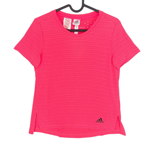 Adidas Climachill Pink Crew Neck T Shirt Size 11 - 12 Years