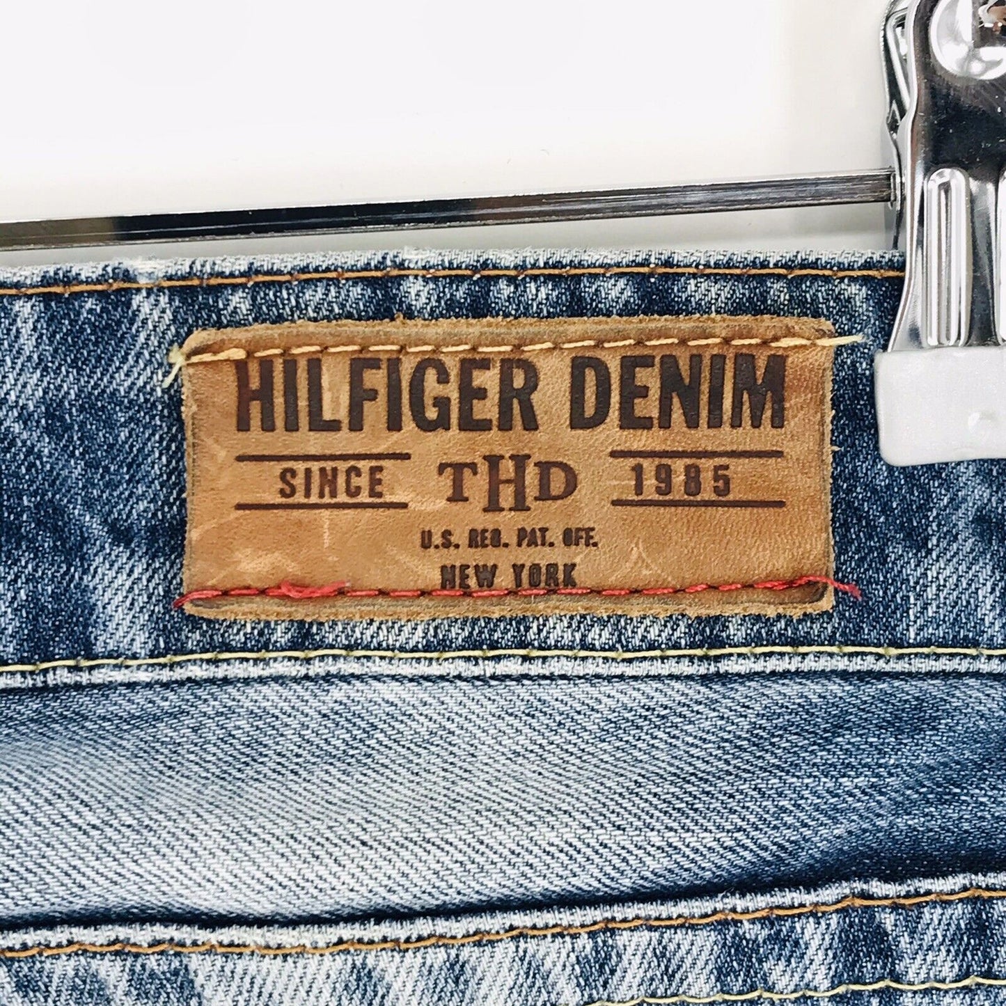 Tommy Hilfiger DAISY HERITAGE Damen Blaue Jeans mit niedriger Leibhöhe und geradem Schnitt, W28 L33