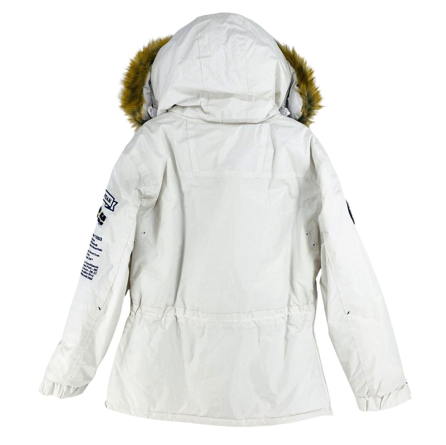 Canadian Peak Women White BANINA Hooded Anorak Jacket Size L