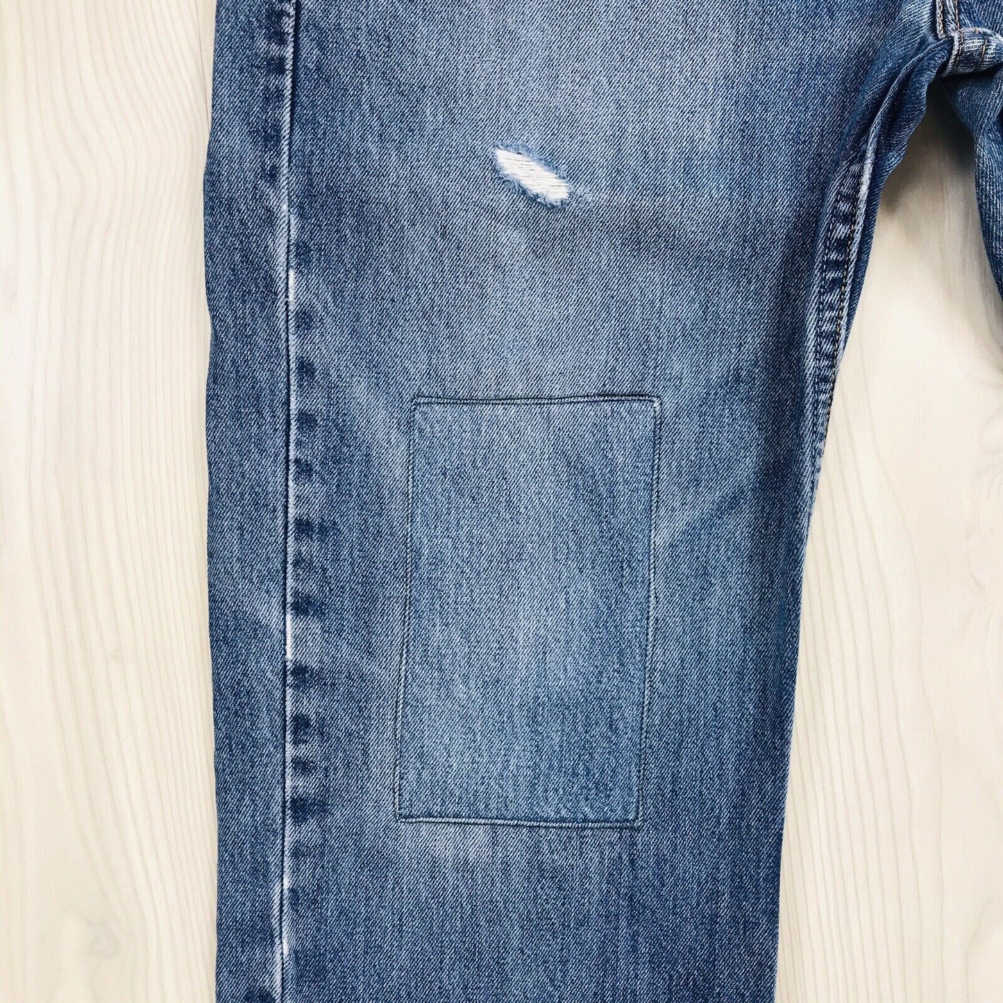 Levis's 751 Blue Regular Straight Fit Jeans Size W33 L30