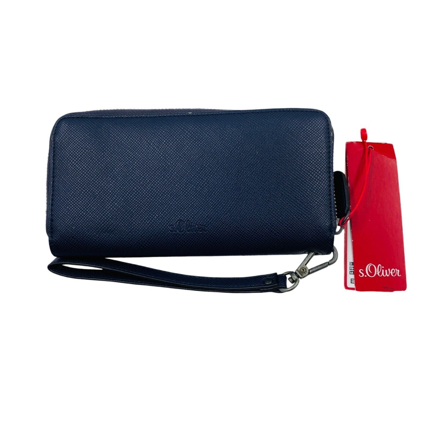 s.Oliver Women Red Eco Leather Zip Around Wallet