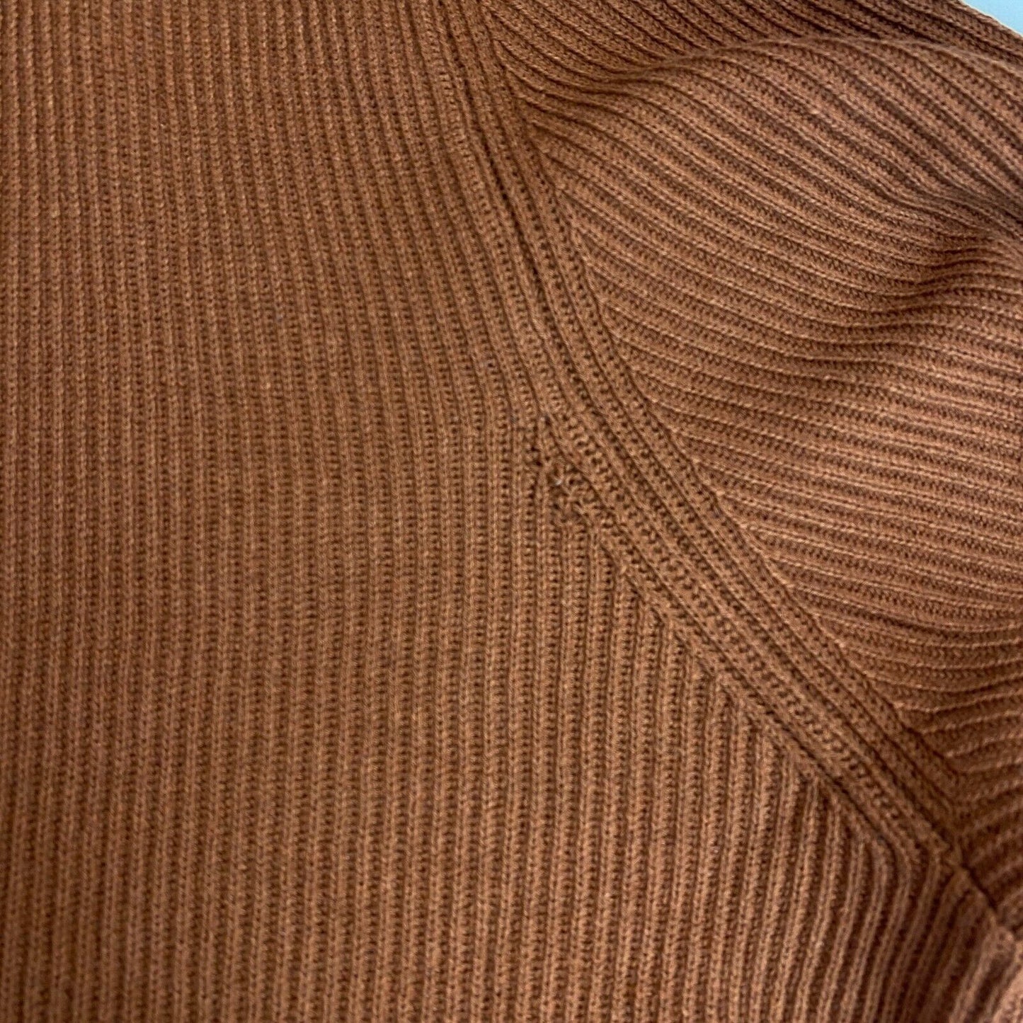 JACK&JONES Premium Brown Perfect Knit Half Zip Sweater Jumper Size 2XL XXL