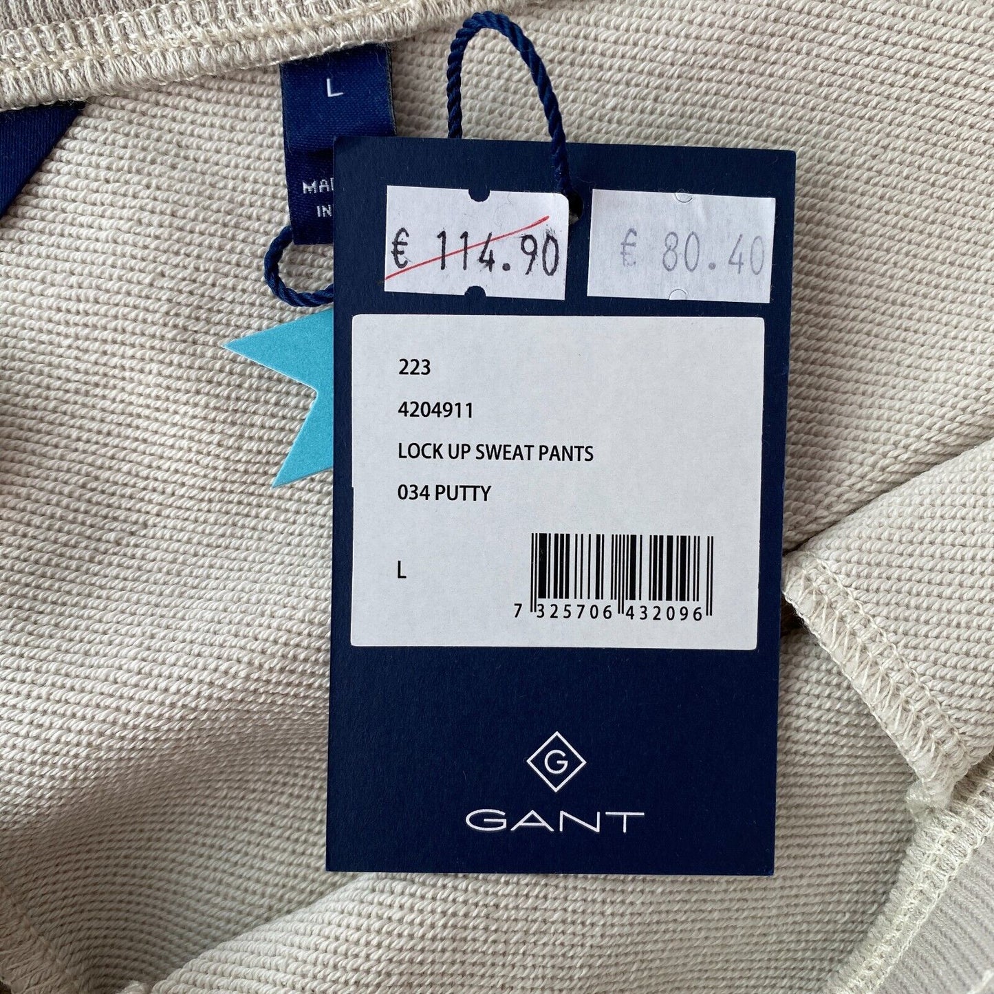 GANT Damen Sweathose in Regular Fit, Hellbraun, Größe L