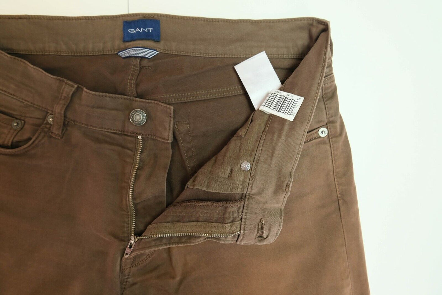 GANT Brown Tapered Jeans Size W30 L34