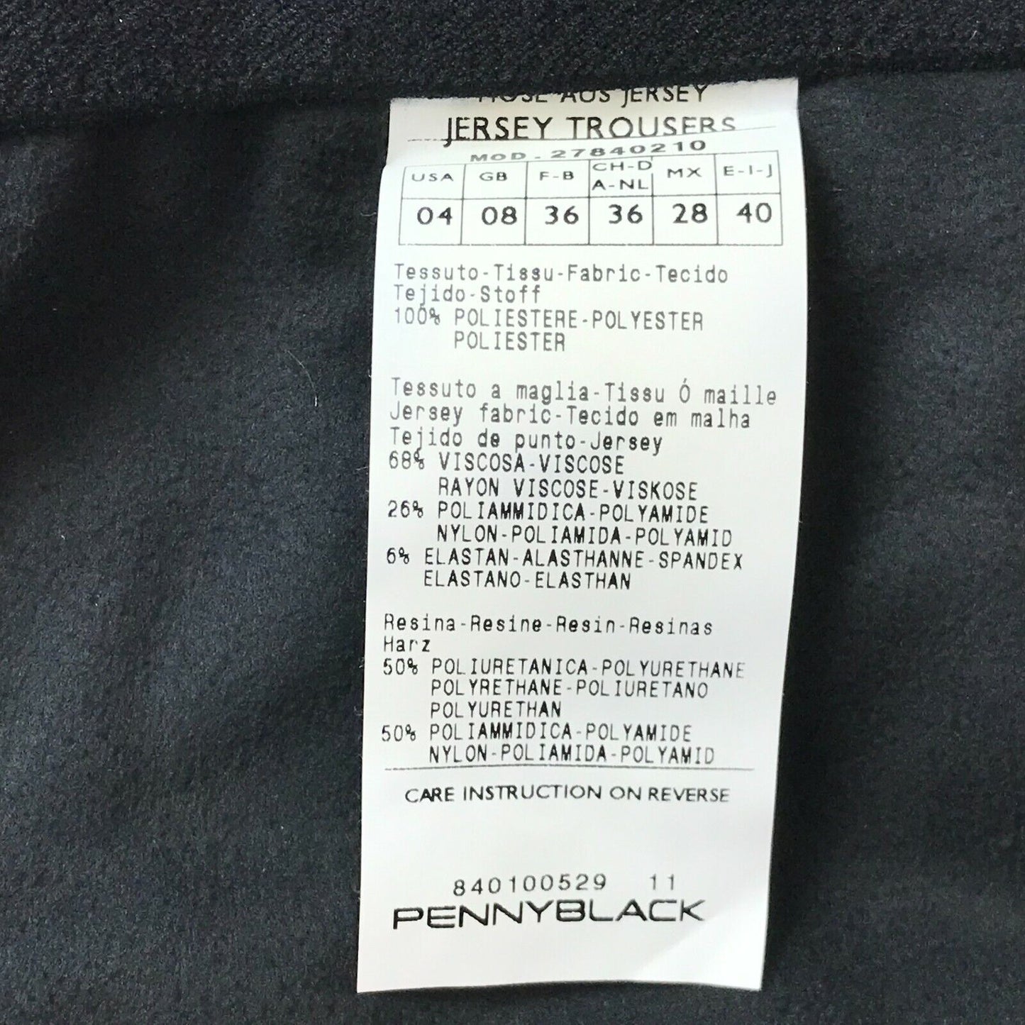 PENNY BLACK Women Black Skinny Fit Trousers Size EU 36 UK 8 US 4 W28