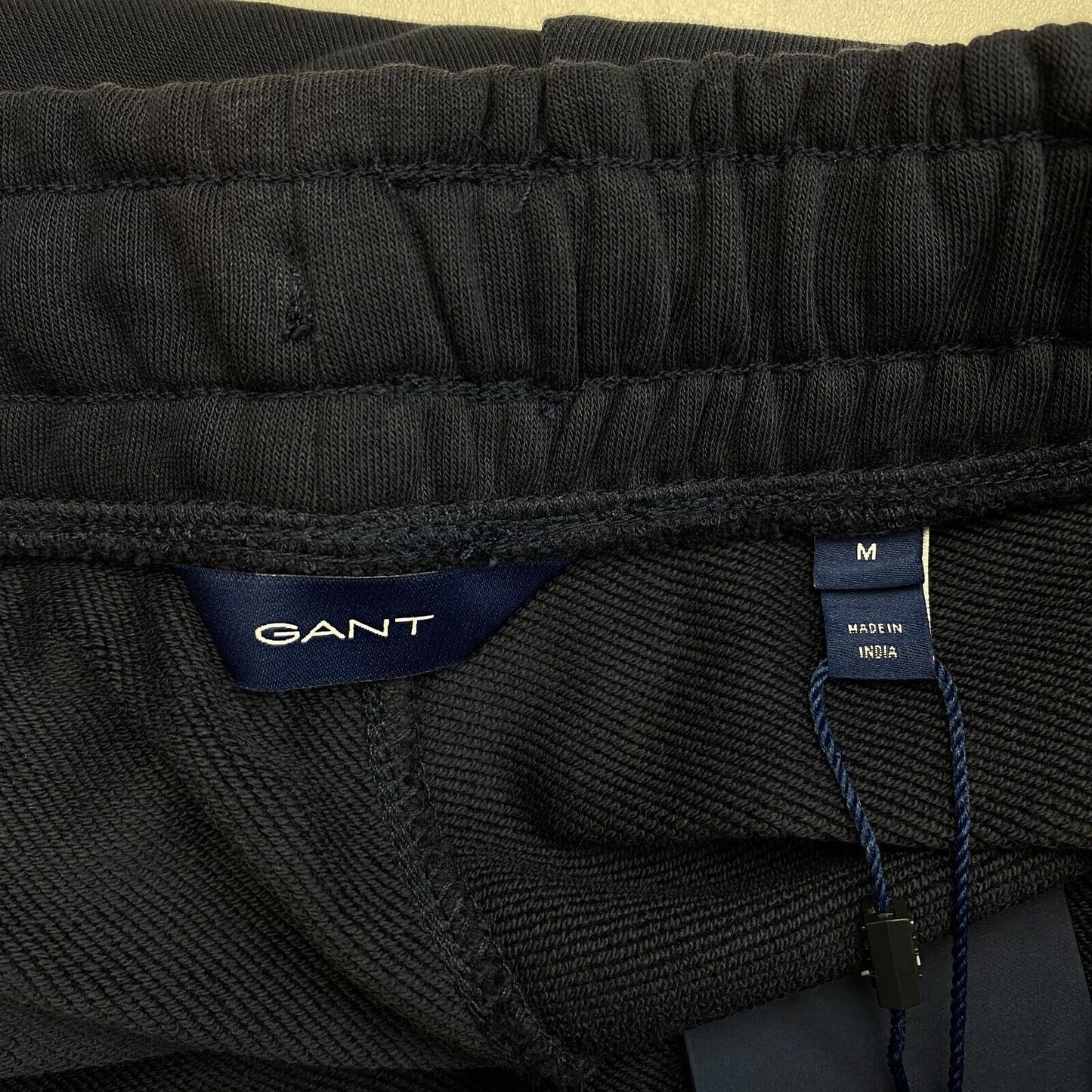 GANT Navy Blue Tonal Archive Shield Sweatpants Trousers Size M