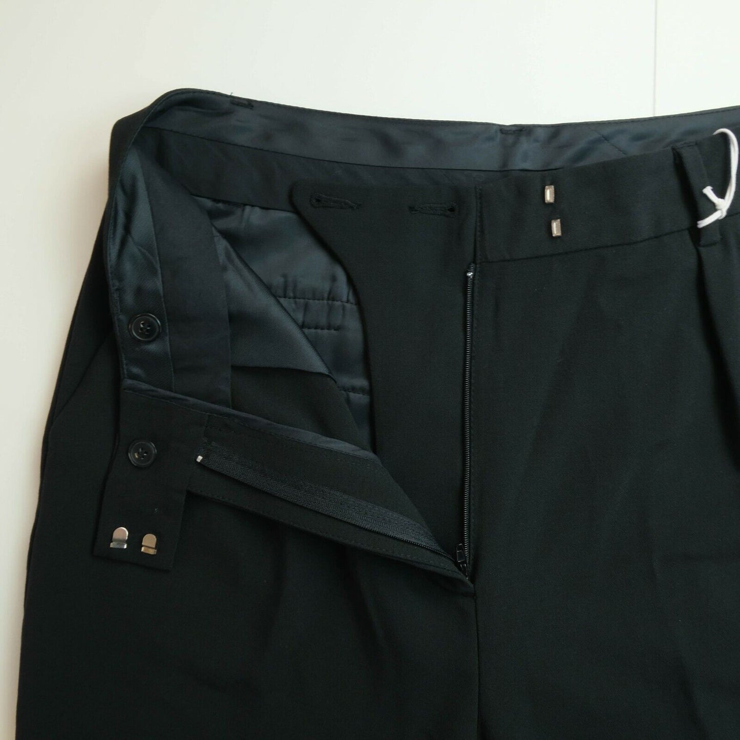 STEFANEL Black Capri Pants Trousers Size EU 32 34 36 UK 4 6 8 US 2 4 6