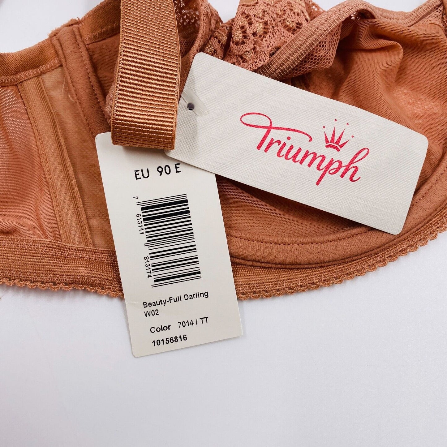 TRIUMPH Women Brown Beauty-Full Darling Wired Bra Size EU 90E