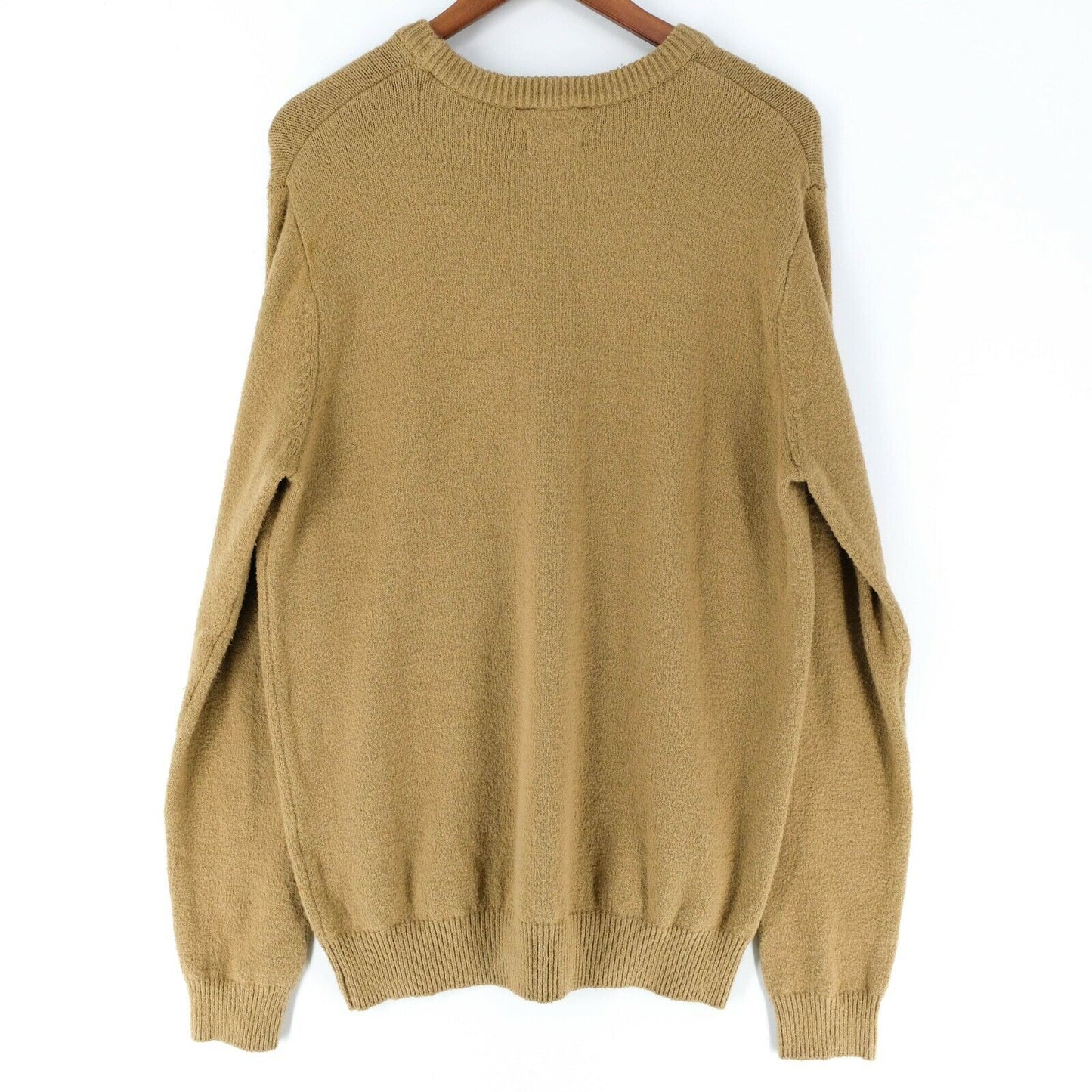 O'NEILL LM Coton Nylon Beige Crew Neck Knit Sweater Jumper Taille M