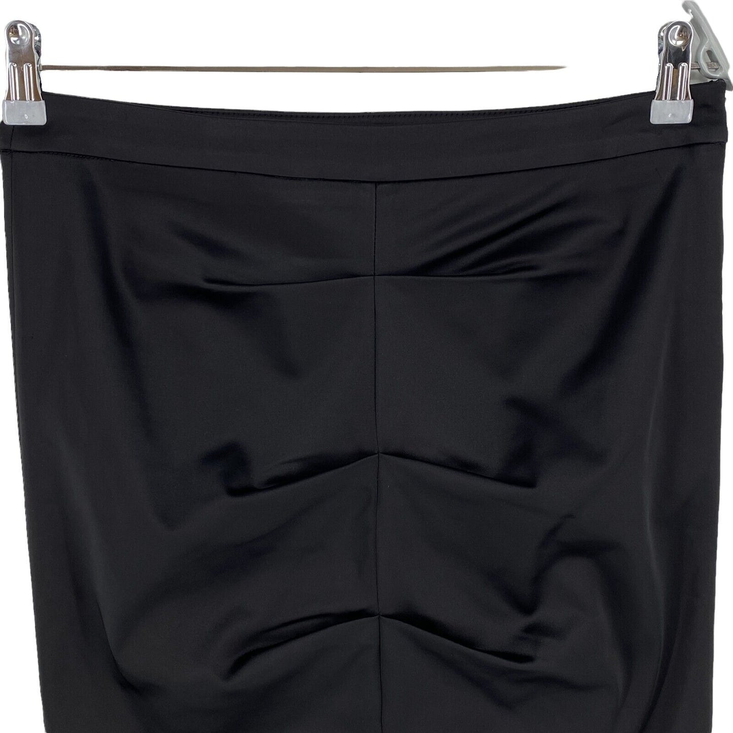 RPR €131 COMPAGNIA ITALIANA Black Pleated A-Line Skirt Size EU 38 UK 10 US 8