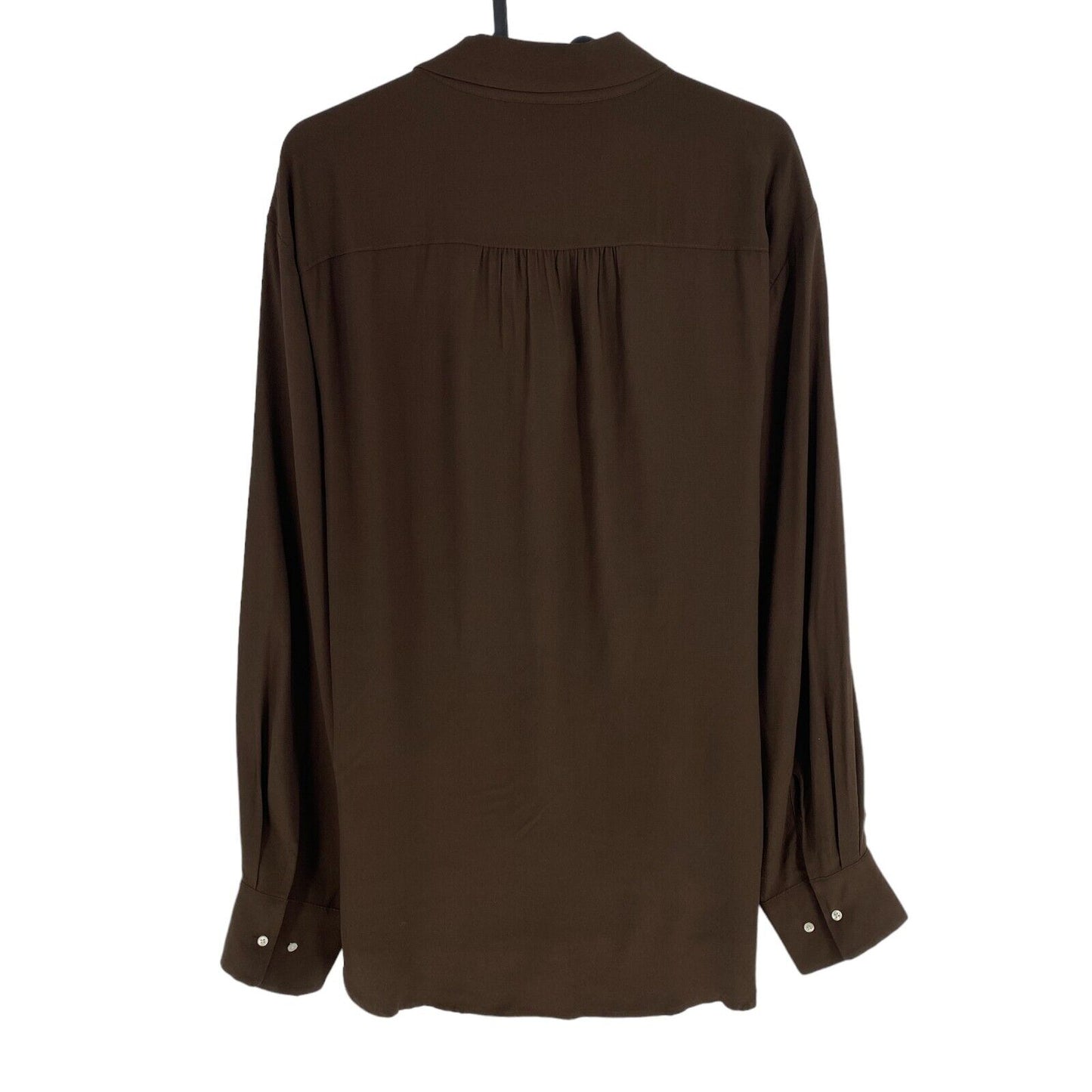 GANT Blouse coupe décontractée avec nœud marron foncé Taille EU 38 UK 10 US 8