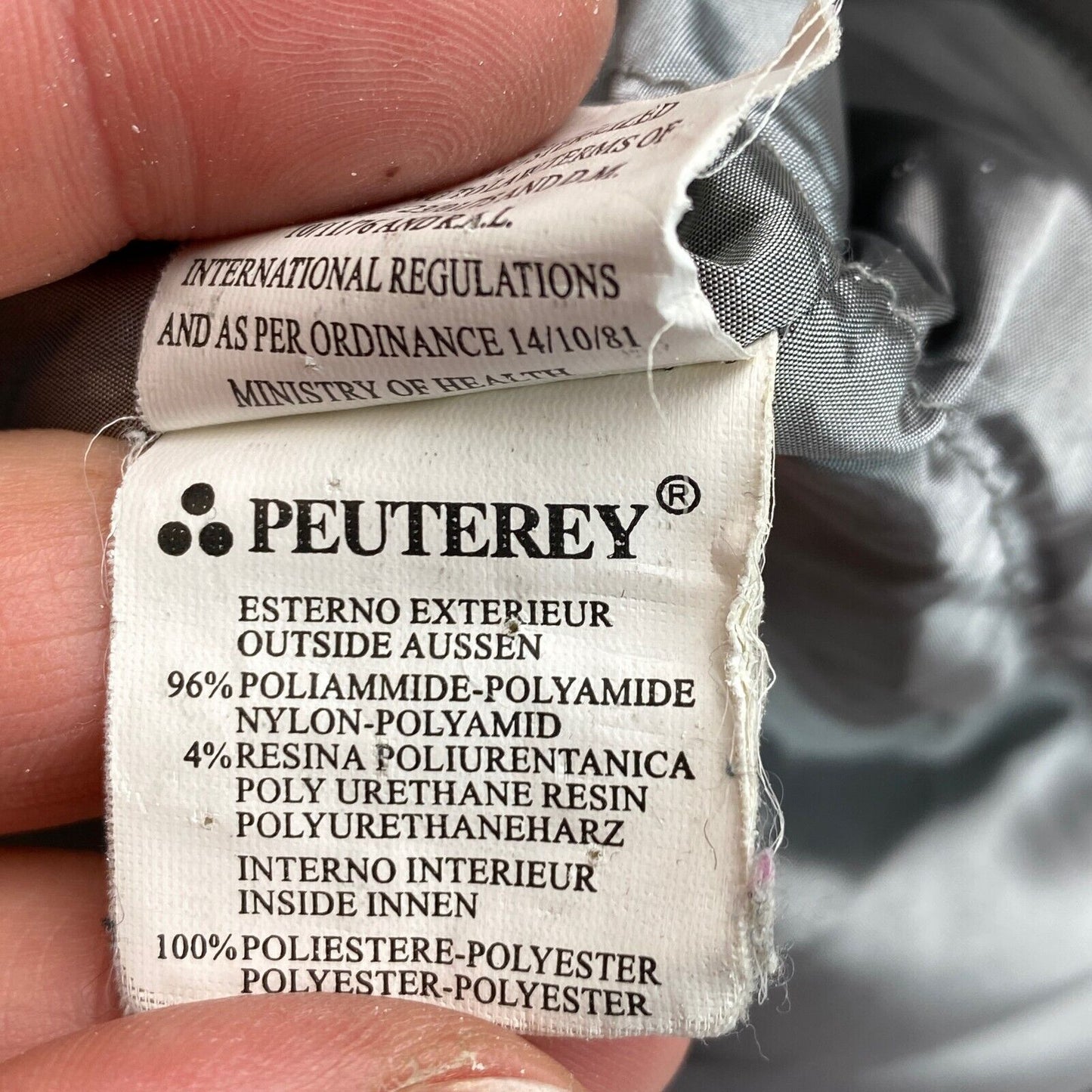 PEUTEREY Braune Daunenjacke Größe 46 EU 42 UK 14 US 12