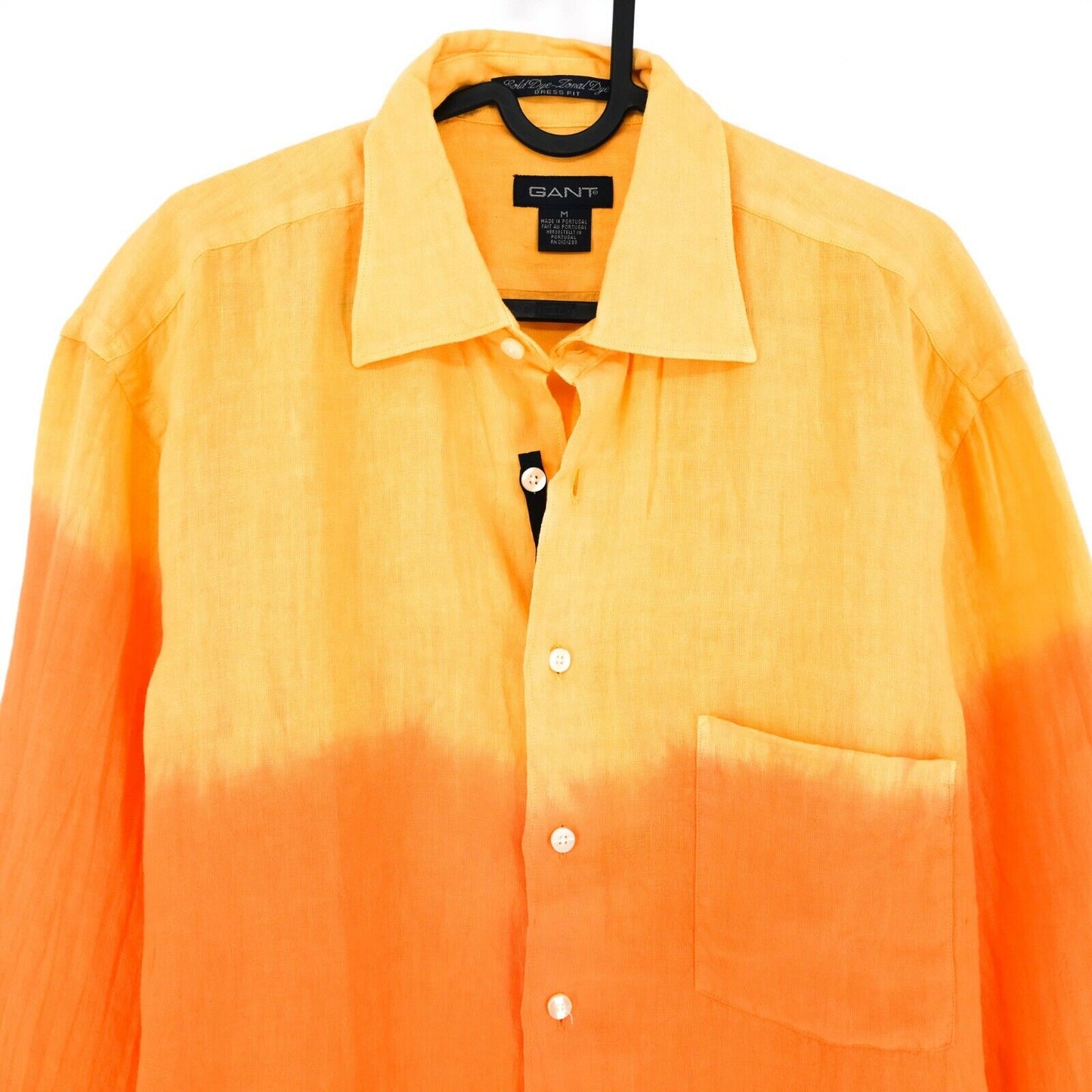 GANT Orange Cold Dye Tonal Dye Dress Fit Shirt Size S M L