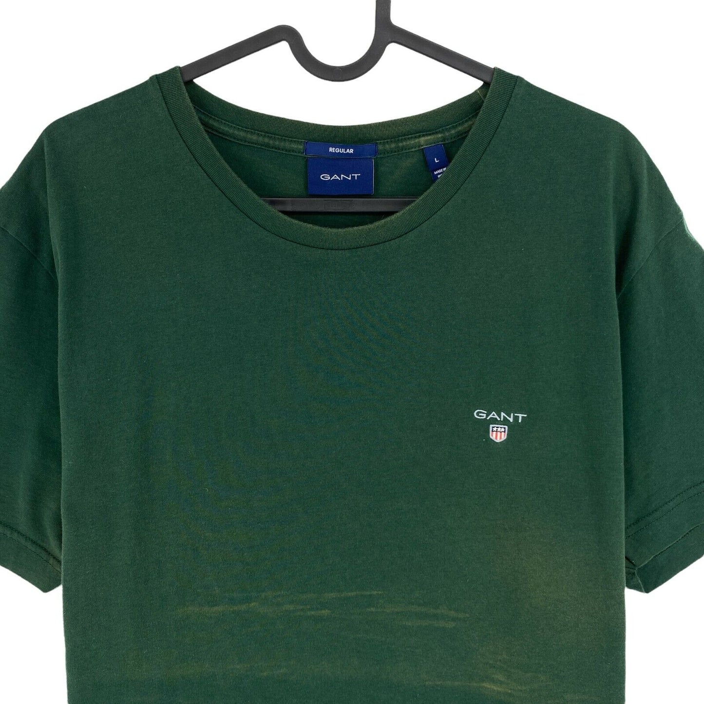 GANT Green Original Crew Neck T Shirt Size L