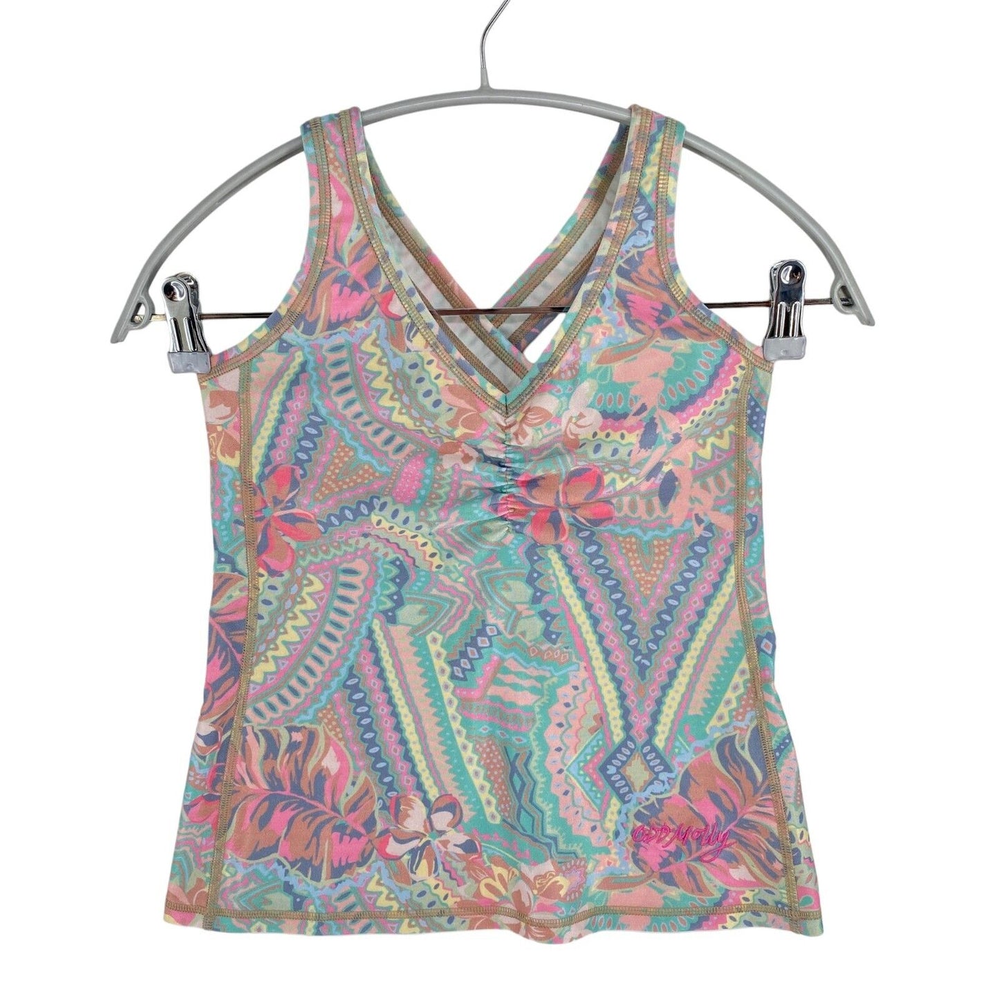 ODD MOLLY Women Colored Sprinter Tank Top Size 0 / XS