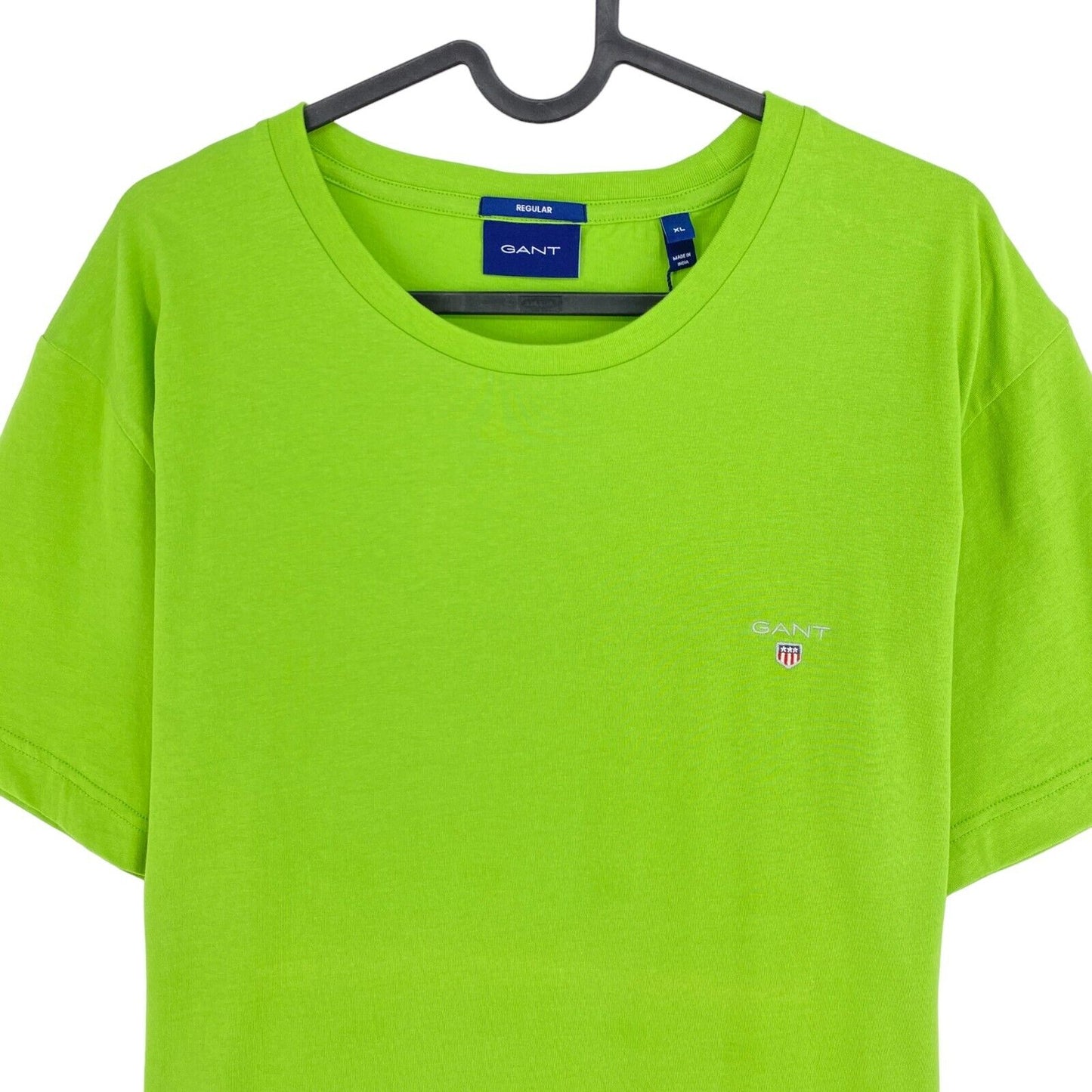 GANT Green Original Regular Fit Crew Neck T Shirt Size XL