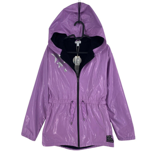 TUC TUC Girls Light Purple Hooded Rain Coat Jacket Size 16 Years