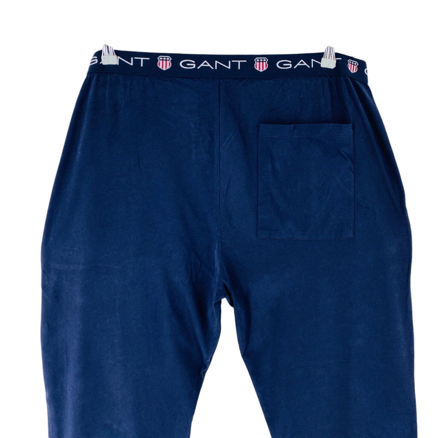 GANT Mens Dark Blue Regular Straight Fit Sleepwear Pajama Trousers XXL 2XL