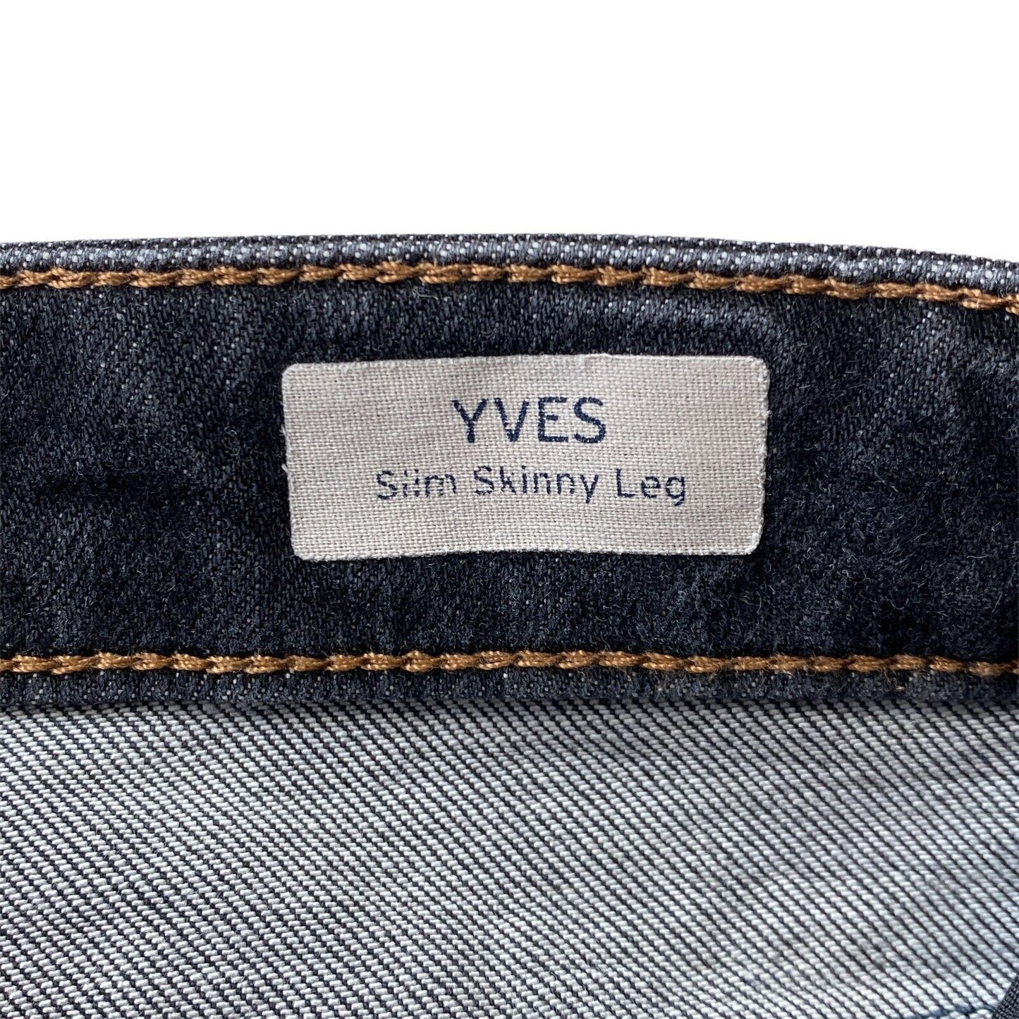 MAVI YVES Damen Jeans Slim Skinny Fit Dunkelgrau Größe W30 L34