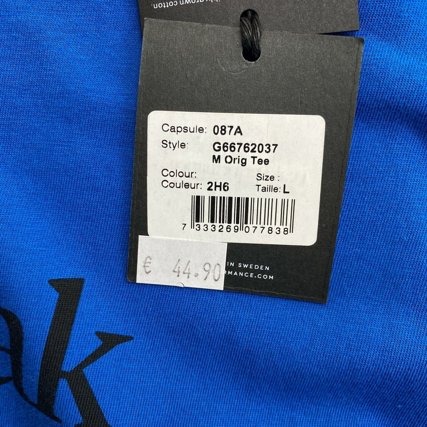 Peak Performance T-Shirt mit Rundhalsausschnitt, Marineblau, Größe L