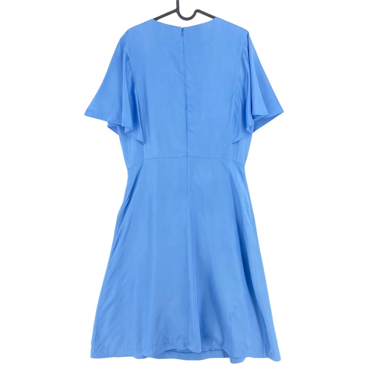 GANT Light Blue V Neck Dress Size EU 40 UK 14 US 10