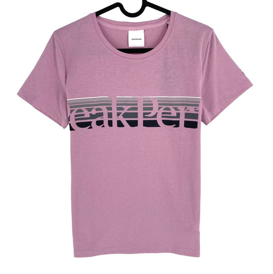 Peak Performance Women Pink Explore  SS Crew Neck T Shirt Size S