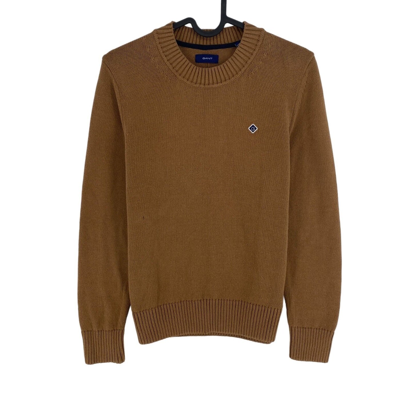 GANT Pull à col rond en coton marron Taille XS