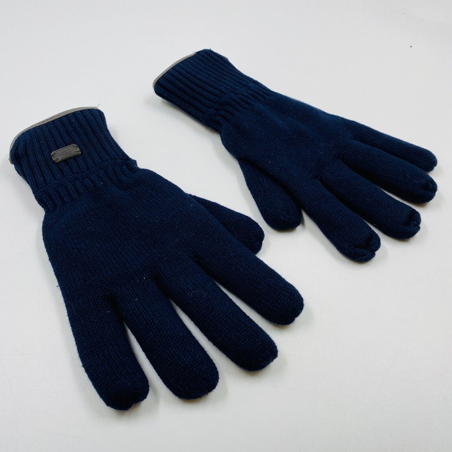 Camel Active Mens Dark Blue Cotton Insulated Warm Knit Gloves Size 2XL XXL