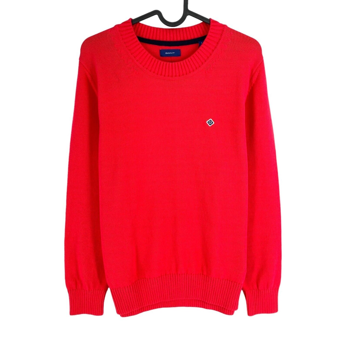 GANT Pinkish Red Icon G Cotton Crew Neck Sweater Taille L