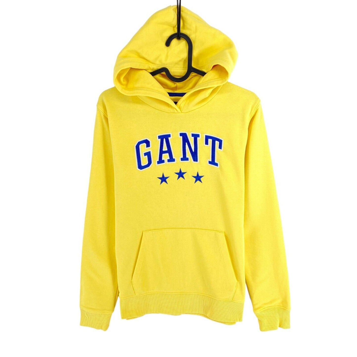 GANT Boys Yellow Varsity Hoodie Sweater Jumper Size 13-14 Years 158/164 cm