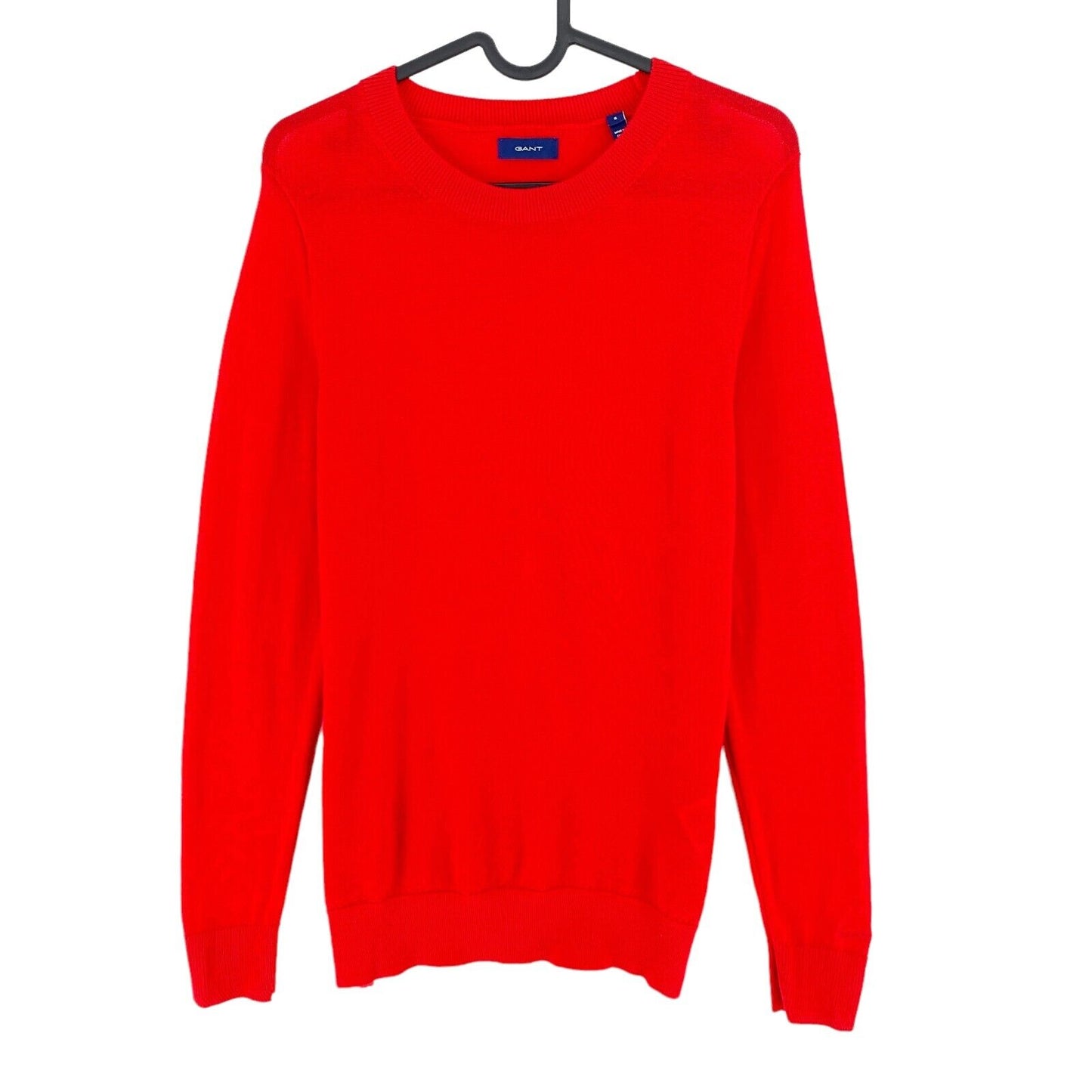 GANT Red 100% Wool Crew Neck Jumper Sweater Size S