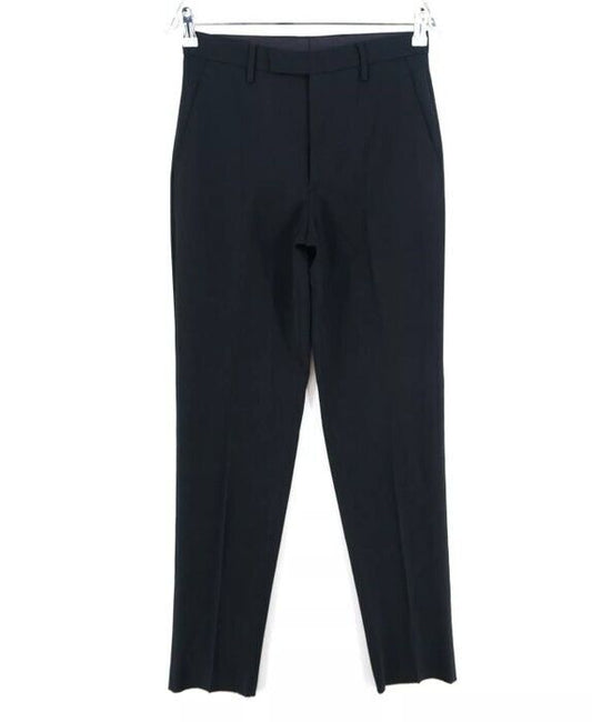 John RICHMOND Black 100% Wool Pants Trousers Size IT 44 EUR 40 UK 12 US 10